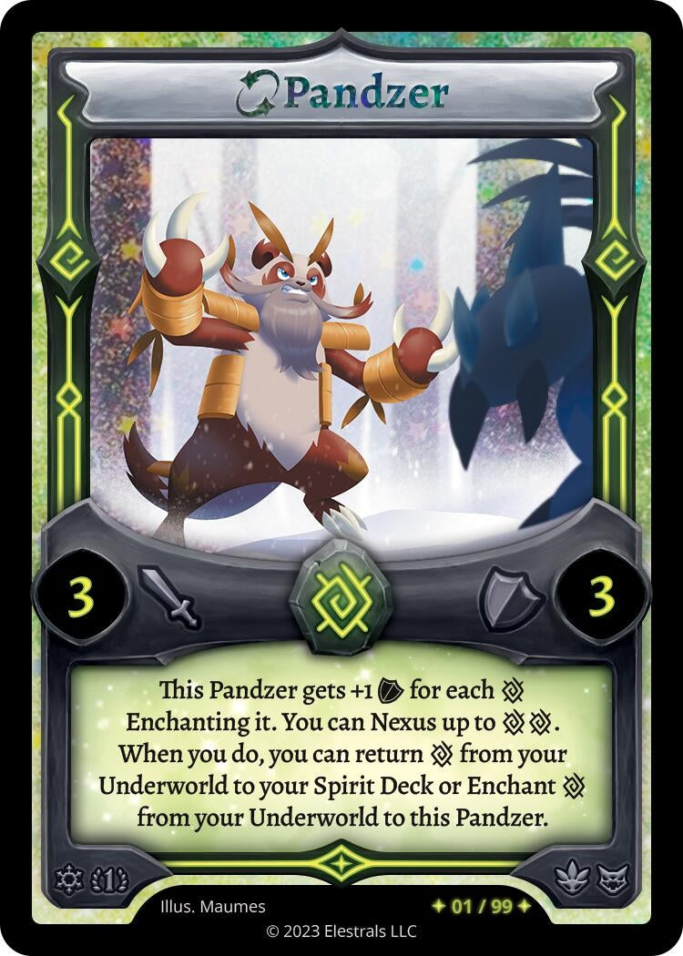 Image for Pandzer (Serialized) (/99) (Frostfall [First Edition]) - Elestrals