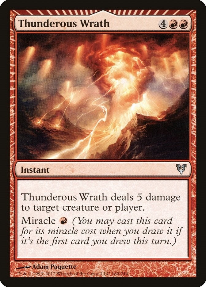 Thunderous Wrath (160) [AVR] - MTG Single