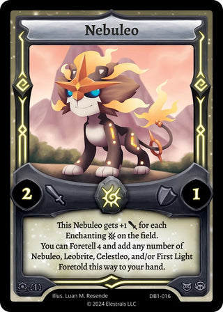 Image for Nebuleo (DB1-016) (Daybreak [First Edition]) - Elestrals