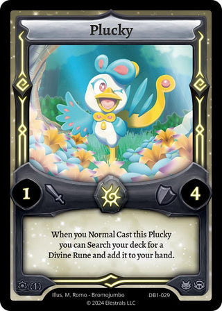 Image for Plucky (DB1-029) (Daybreak [First Edition]) - Elestrals