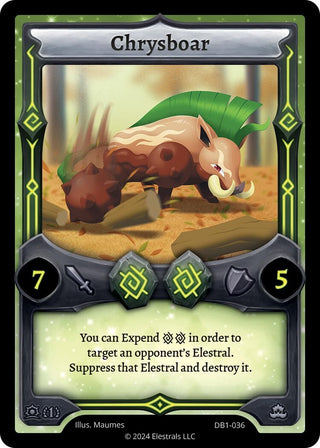 Image for Chrysboar (DB1-036) (Daybreak [First Edition]) - Elestrals