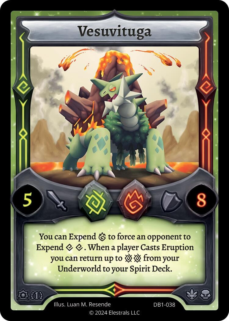 Image for Vesuvituga (DB1-038) (Daybreak [First Edition]) - Elestrals