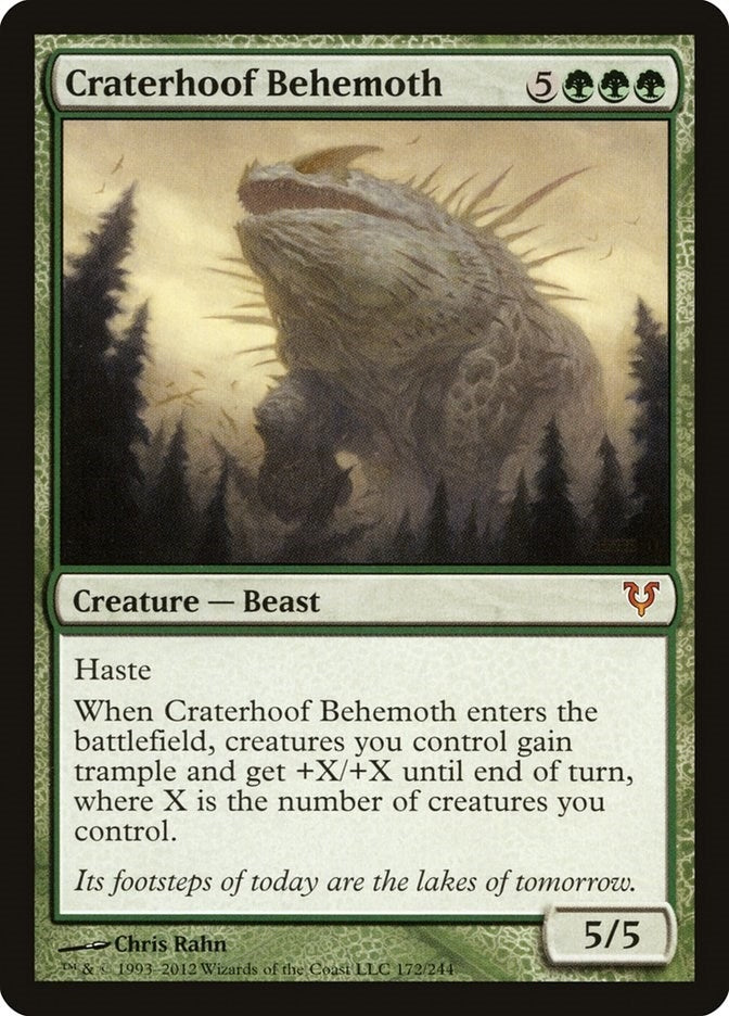Craterhoof Behemoth (172) [AVR] - MTG Single