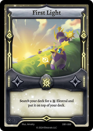 Image for First Light (DB1-069) (Daybreak [First Edition]) - Elestrals