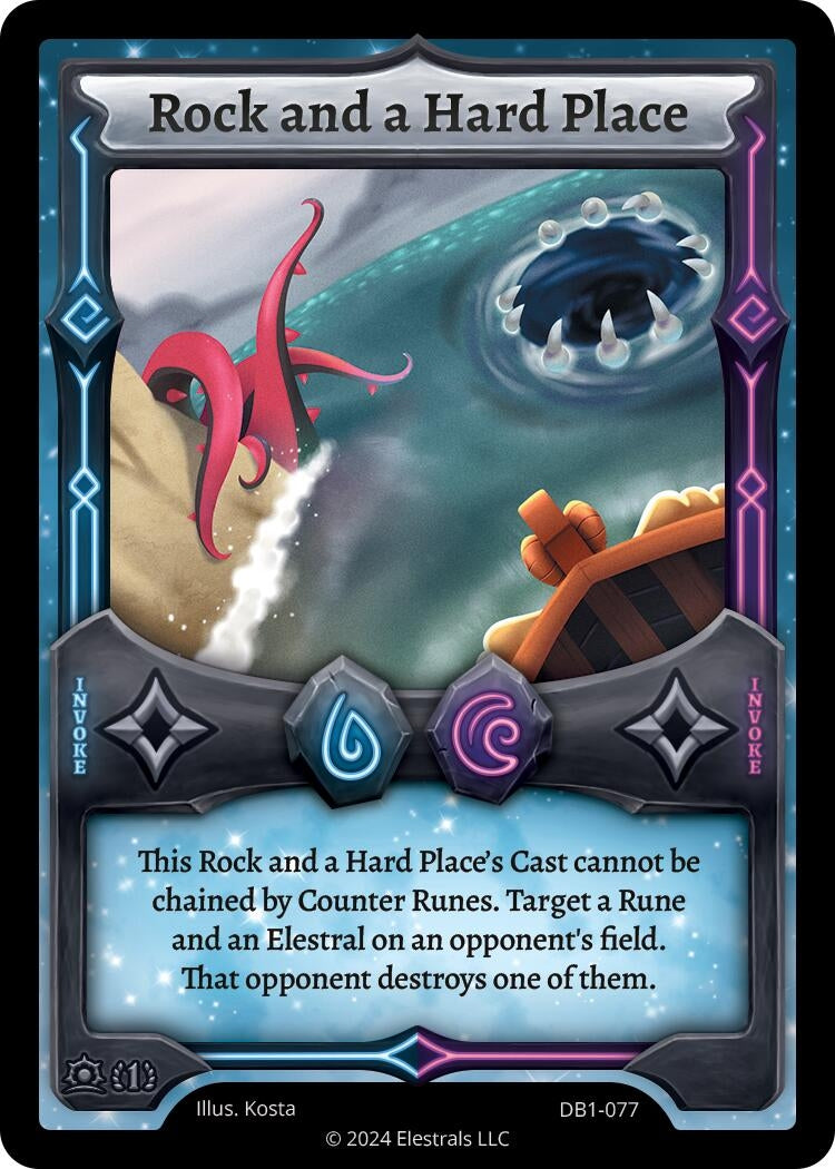 Image for Rock and a Hard Place (DB1-077) (Daybreak [First Edition]) - Elestrals