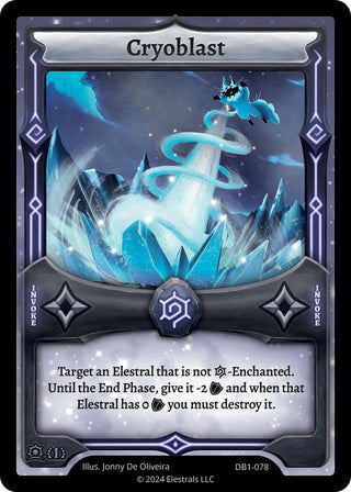 Image for Cryoblast (DB1-078) (Daybreak [First Edition]) - Elestrals