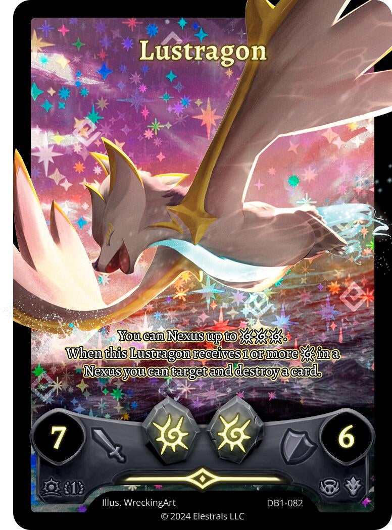 Image for Lustragon (Full Art) (DB1-082) (Daybreak [First Edition]) - Elestrals
