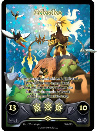 Image for Celestleo (Full Art) (DB1-083) (Daybreak [First Edition]) - Elestrals