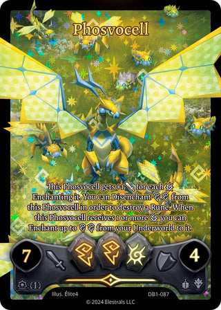 Image for Phosvocell (Full Art) (DB1-087) (Daybreak [First Edition]) - Elestrals