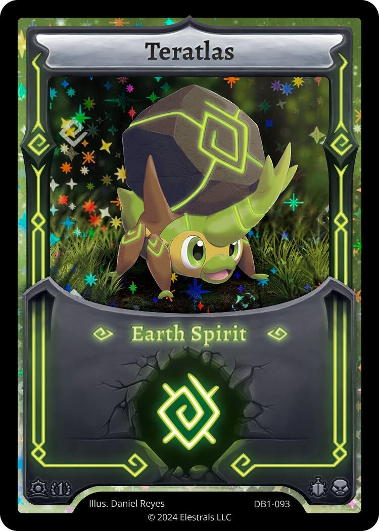 Image for Teratlas (Alternative Art) (DB1-093) (Daybreak [First Edition]) - Elestrals