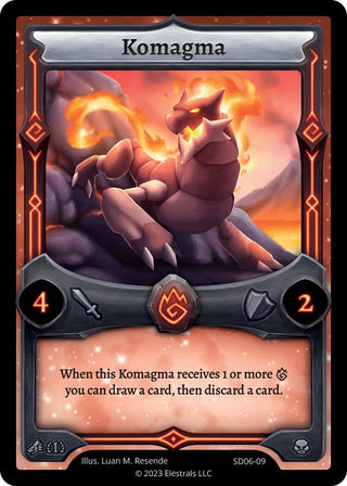 Image for Komagma (SD06-09) (Kryoscorch Starter Deck [First Edition]) - Elestrals