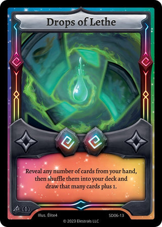 Image for Drops of Lethe (SD06-13) (Kryoscorch Starter Deck [First Edition]) - Elestrals