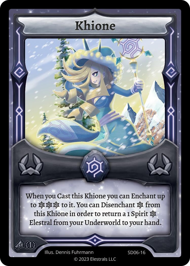 Image for Khione (SD06-16) (Kryoscorch Starter Deck [First Edition]) - Elestrals
