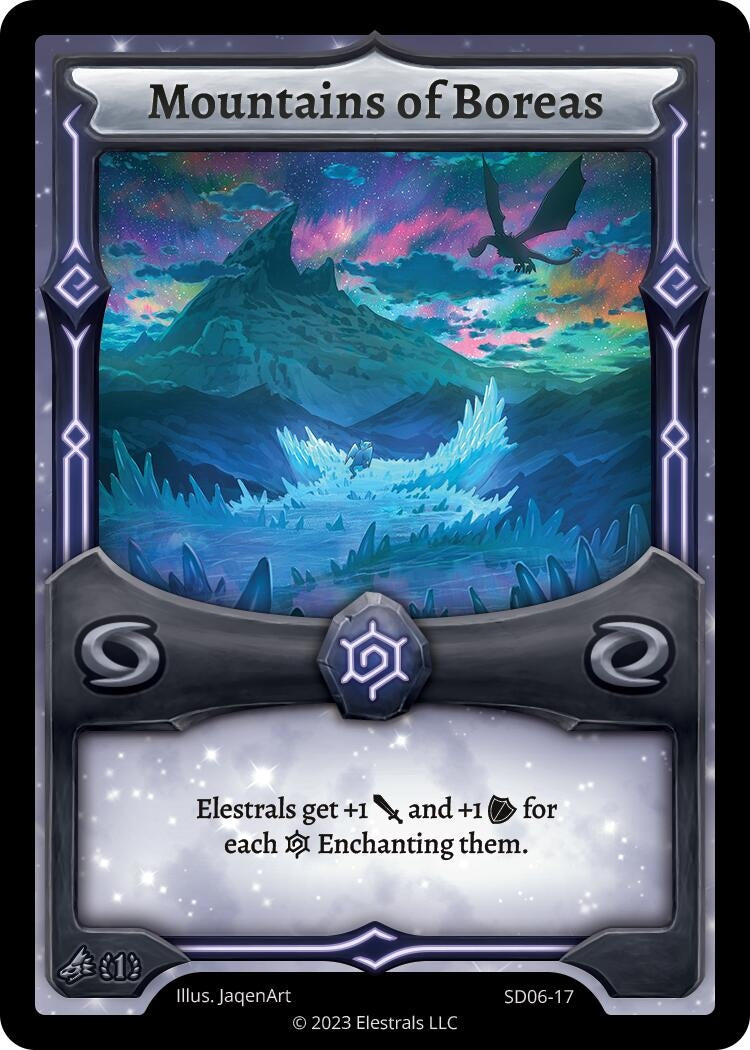 Image for Mountains of Boreas (SD06-17) (Kryoscorch Starter Deck [First Edition]) - Elestrals