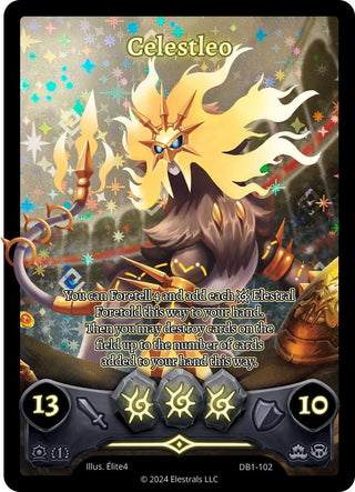 Image for Celestleo (Box Topper) (DB1-102) (Daybreak [First Edition]) - Elestrals