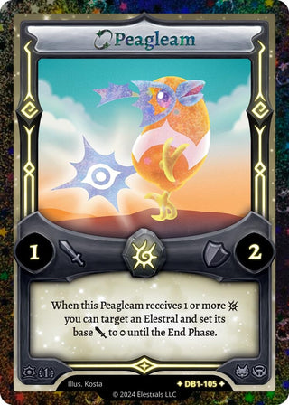 Image for Peagleam (Alternative Art) (DB1-105) (Daybreak [First Edition]) - Elestrals