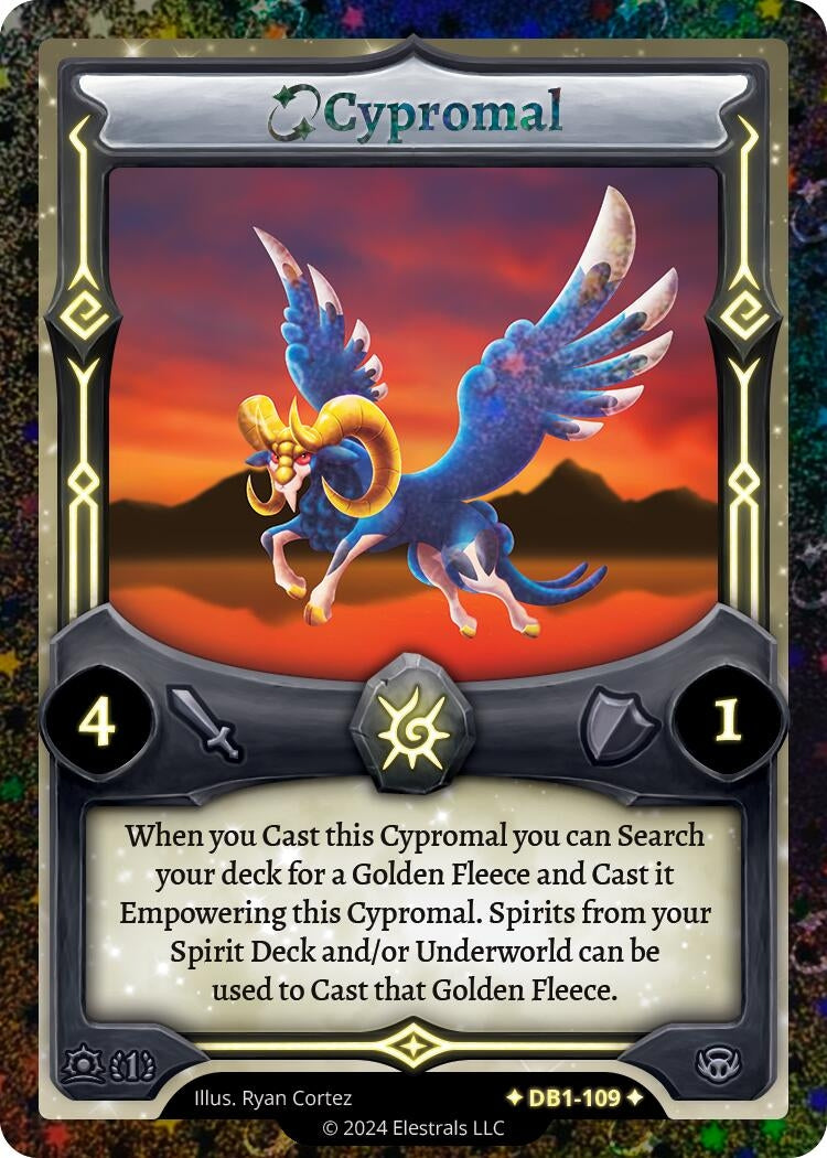 Image for Cypromal (Alternative Art) (DB1-109) (Daybreak [First Edition]) - Elestrals