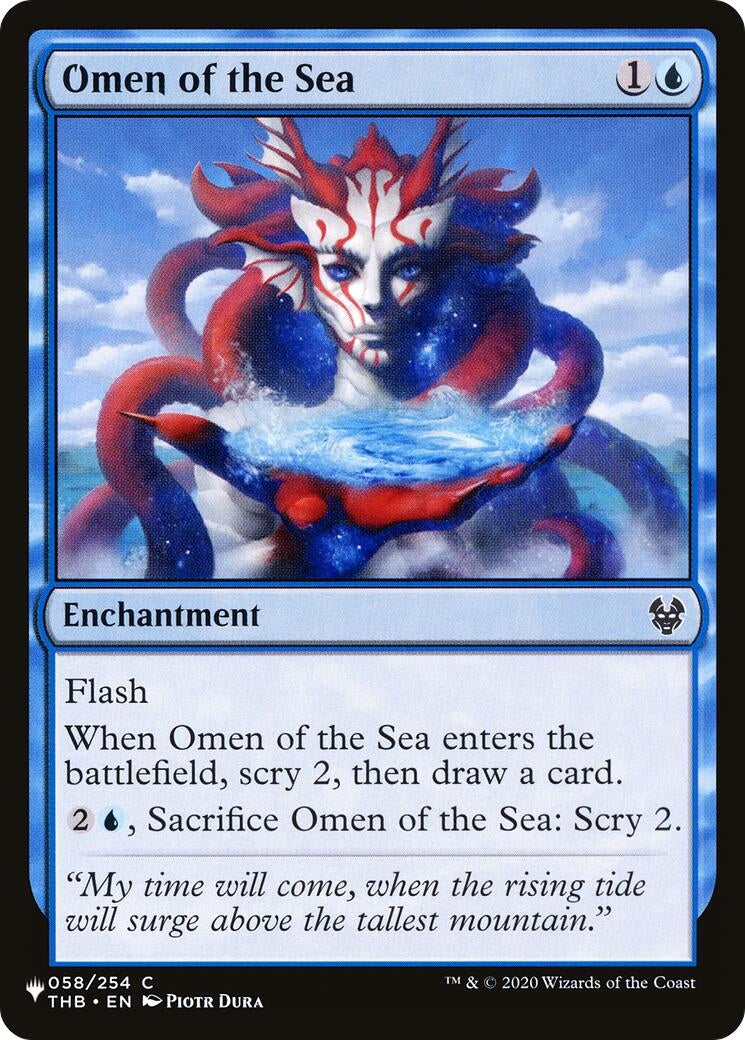 Omen of the Sea (58) [LIST] - MTG Single