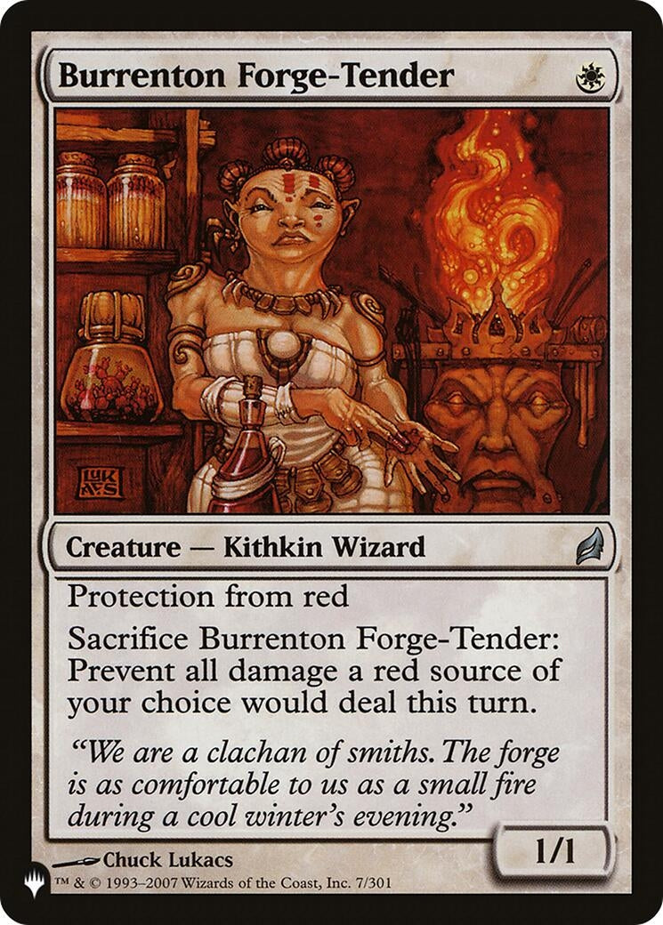 Burrenton Forge-Tender (7) [LIST] - MTG Single