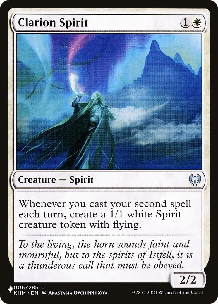Clarion Spirit (6) [LIST] - MTG Single