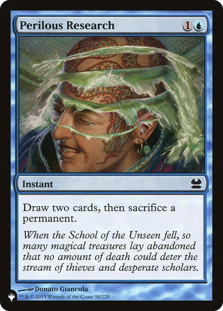 Perilous Research (58) [LIST] - MTG Single