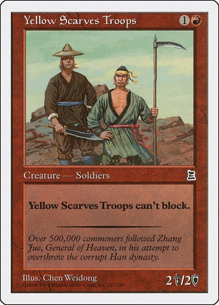 Yellow Scarves Troops (127) [PTK] - MTG Single