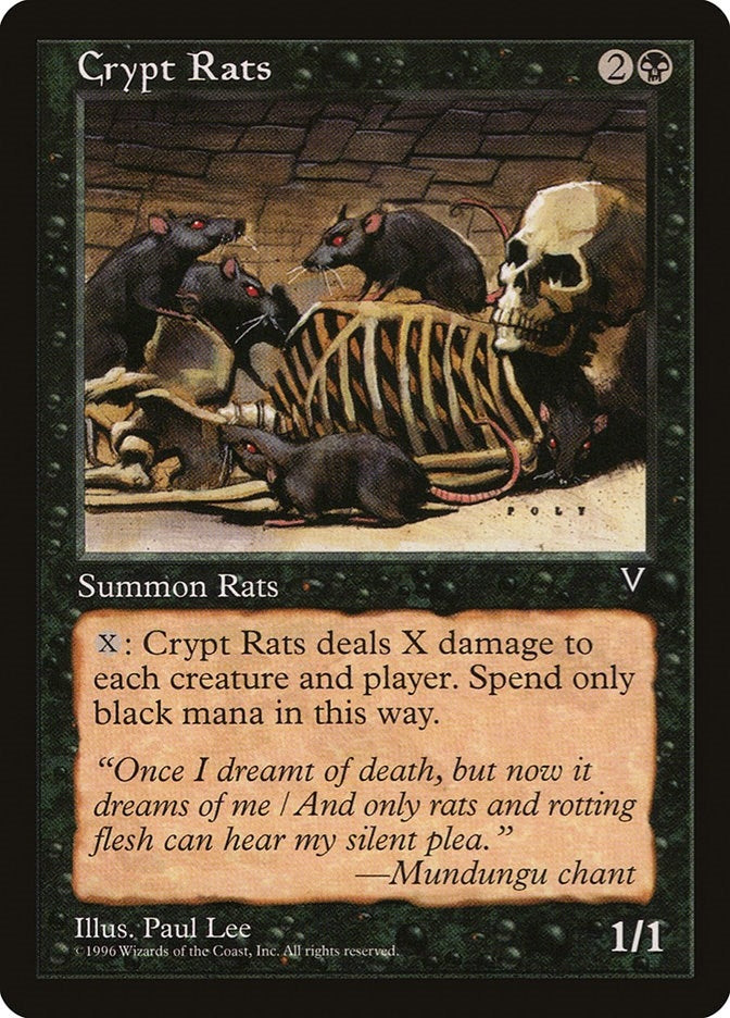 Crypt Rats [VIS] - MTG Single