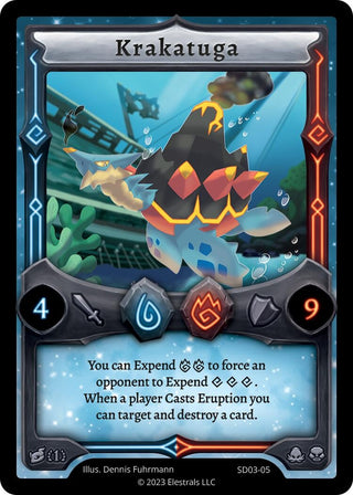 Image for Krakatuga (SD03-05) (Majesea Starter Deck [First Edition]) - Elestrals