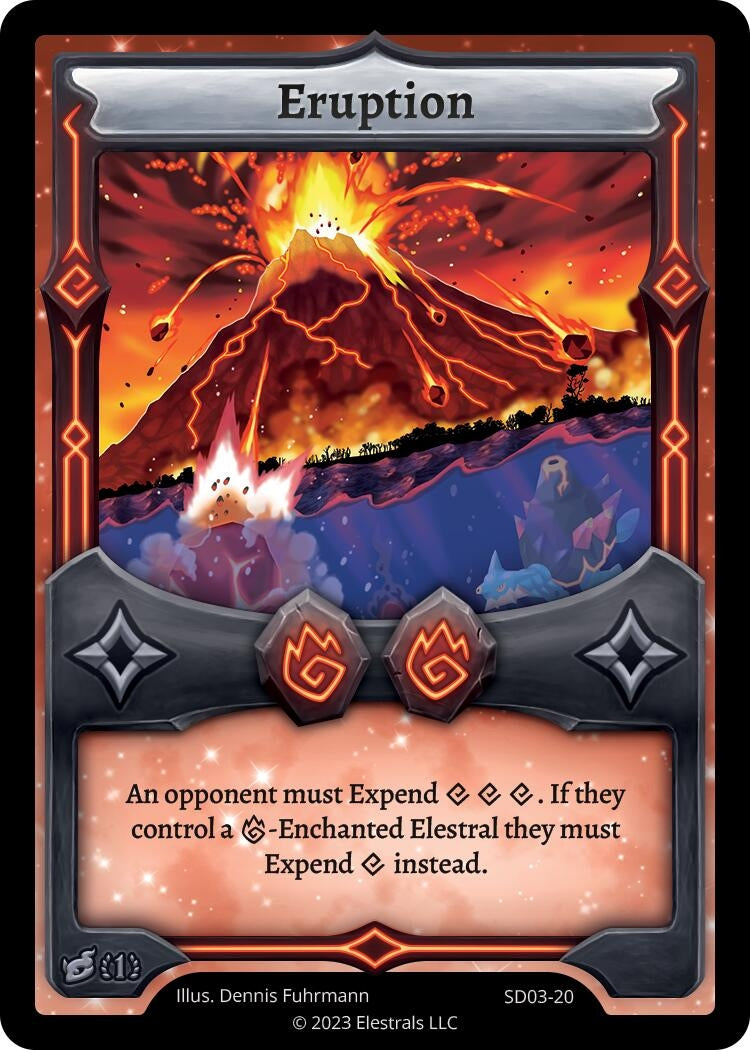 Image for Eruption (SD03-20) (Majesea Starter Deck [First Edition]) - Elestrals