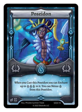 Image for Poseidon (SD03-16) (Majesea Starter Deck [Kickstarter Edition]) - Elestrals