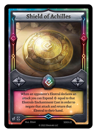 Image for Shield of Achilles (SD03-22) (Majesea Starter Deck [Kickstarter Edition]) - Elestrals