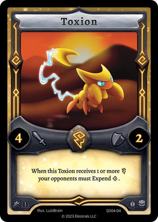Image for Toxion (SD04-04) (Ohmperial Starter Deck [First Edition]) - Elestrals