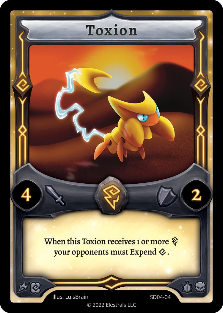 Image for Toxion (SD04-04) (Ohmperial Starter Deck [Kickstarter Edition]) - Elestrals