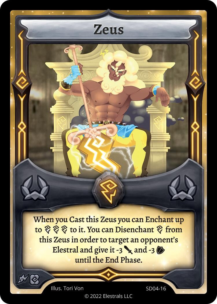 Image for Zeus (SD04-16) (Ohmperial Starter Deck [Kickstarter Edition]) - Elestrals