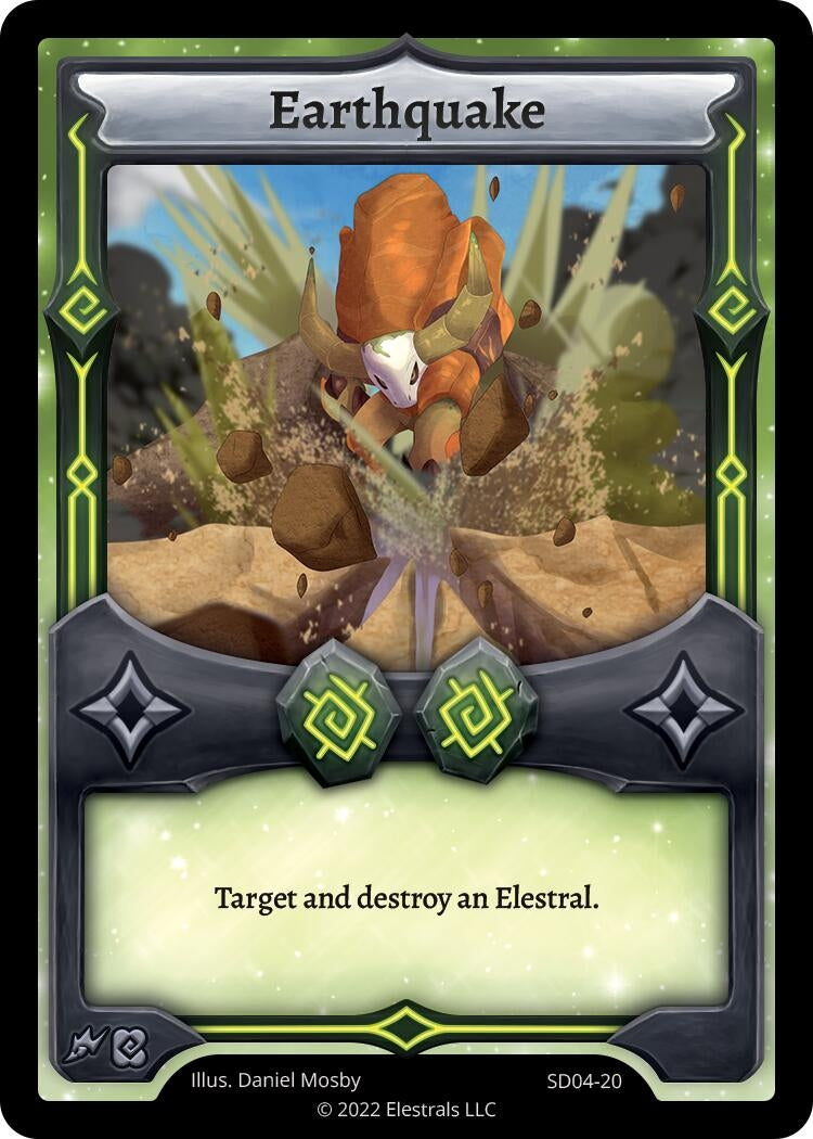 Image for Earthquake (SD04-20) (Ohmperial Starter Deck [Kickstarter Edition]) - Elestrals