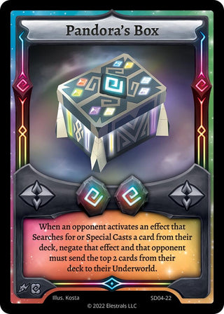 Image for Pandora's Box (SD04-22) (Ohmperial Starter Deck [Kickstarter Edition]) - Elestrals