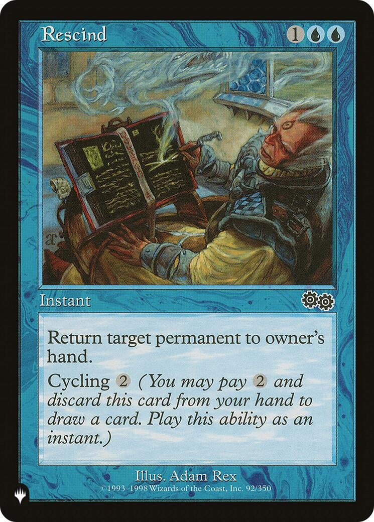 Rescind (92) [LIST] - MTG Single