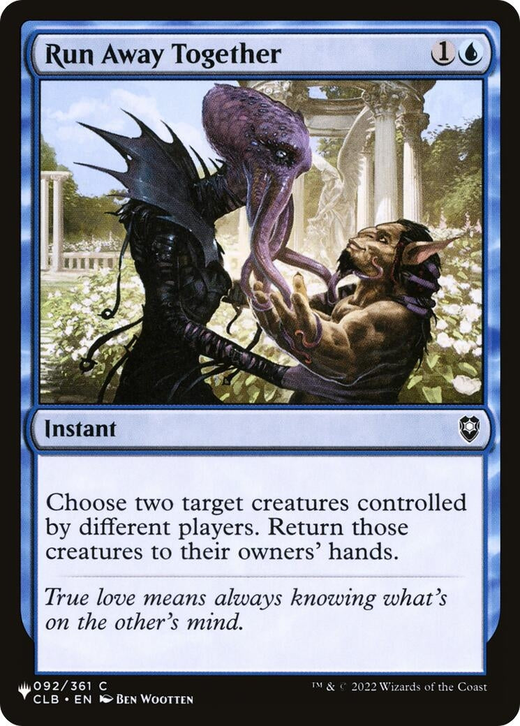 Run Away Together (92) [LIST] - MTG Single