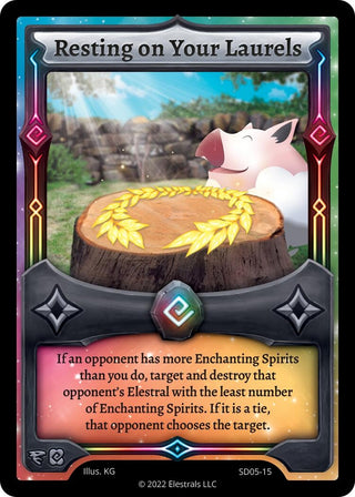 Image for Resting on your Laurels (SD05-15) (Penterror Starter Deck [Kickstarter Edition]) - Elestrals