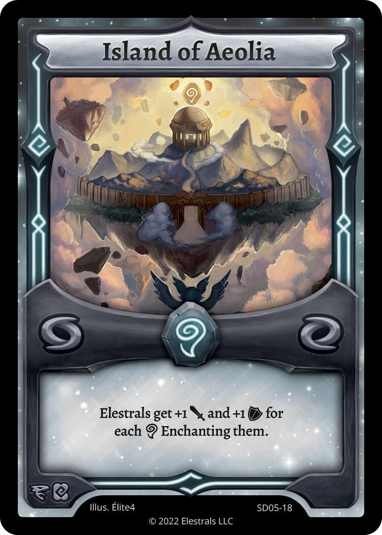 Image for Island of Aeolia (SD05-18) (Penterror Starter Deck [Kickstarter Edition]) - Elestrals