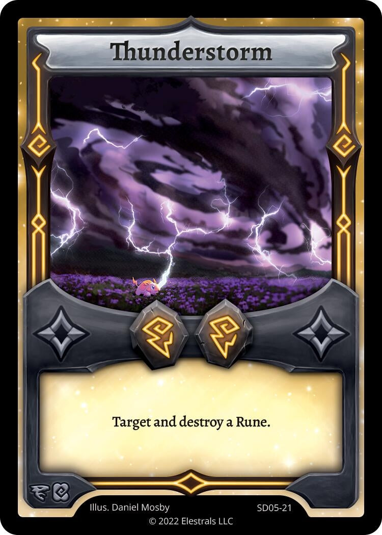 Image for Thunderstorm (SD05-21) (Penterror Starter Deck [Kickstarter Edition]) - Elestrals