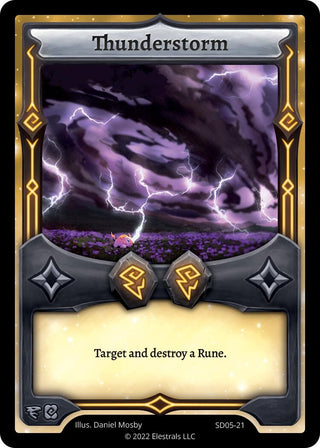 Image for Thunderstorm (SD05-21) (Penterror Starter Deck [Kickstarter Edition]) - Elestrals