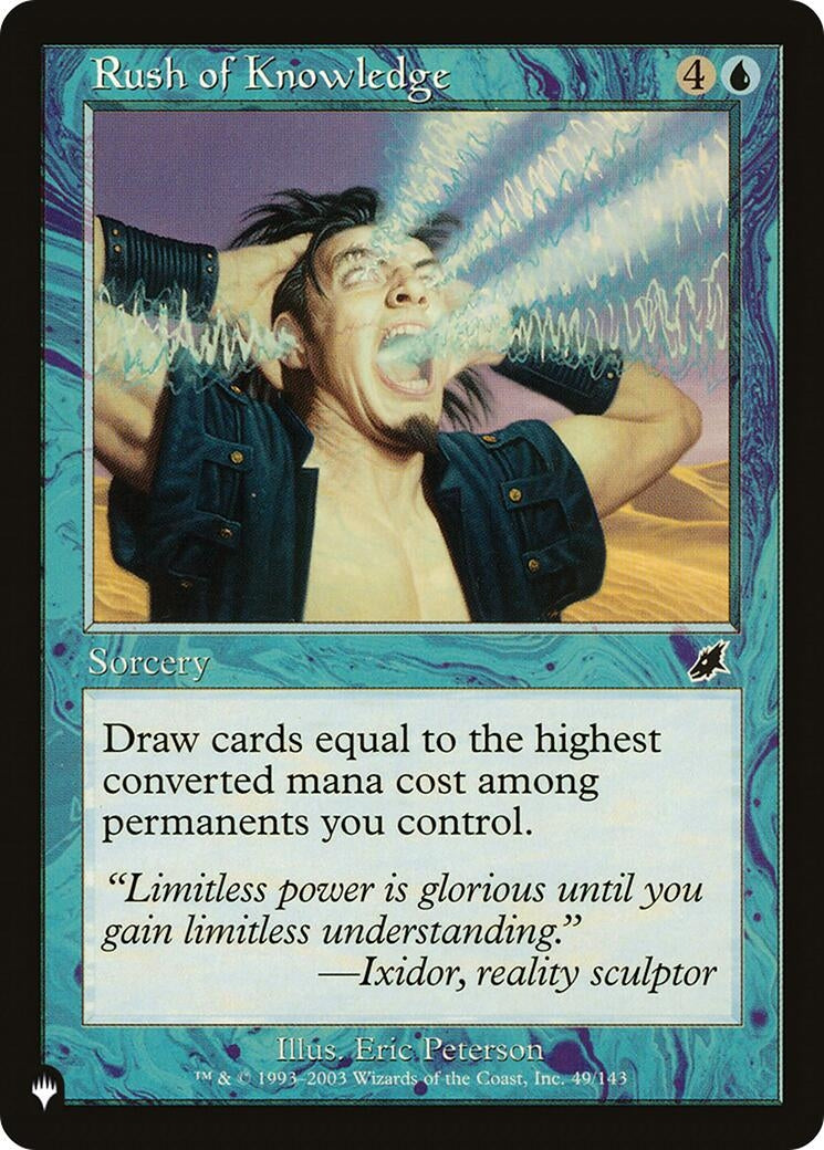 Rush of Knowledge (49) [LIST] - MTG Single