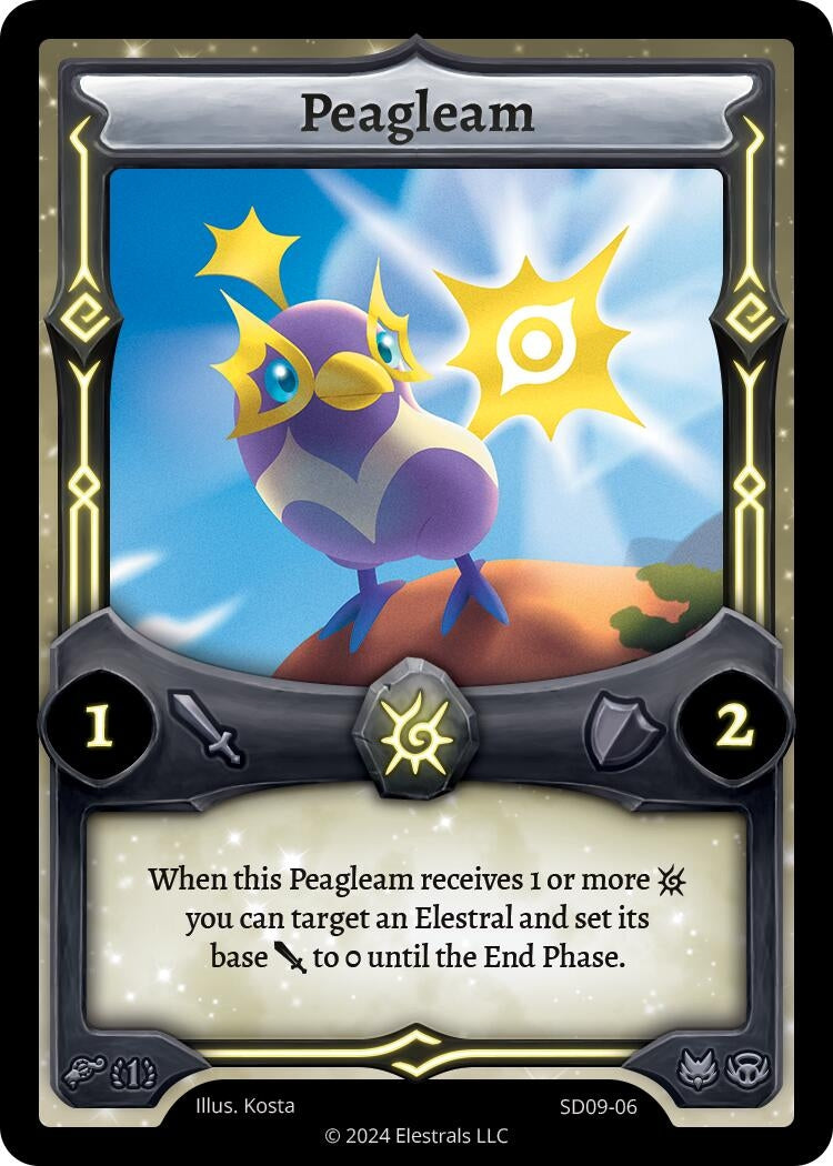 Image for Peagleam (SD09-06) (Pharogeist Starter Deck [First Edition]) - Elestrals