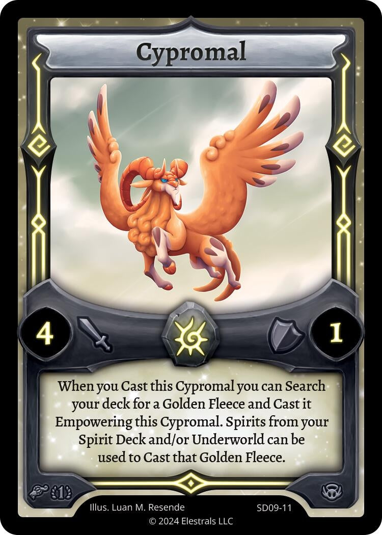 Image for Cypromal (SD09-11) (Pharogeist Starter Deck [First Edition]) - Elestrals