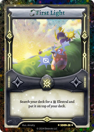 Image for First Light (Stellar) (SD09-26) (Pharogeist Starter Deck [First Edition]) - Elestrals
