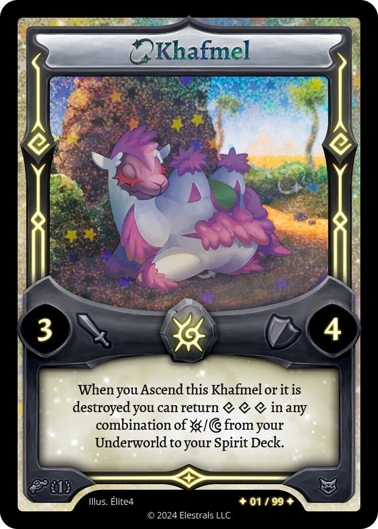 Image for Khafmel (Serialized) (/99) (Pharogeist Starter Deck [First Edition]) - Elestrals