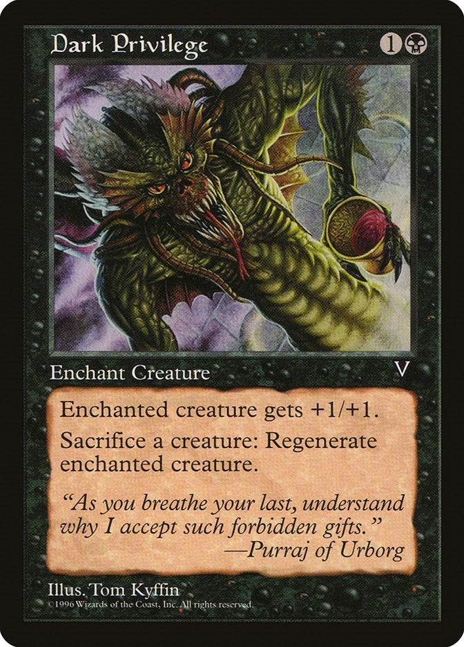 Dark Privilege [VIS] - MTG Single