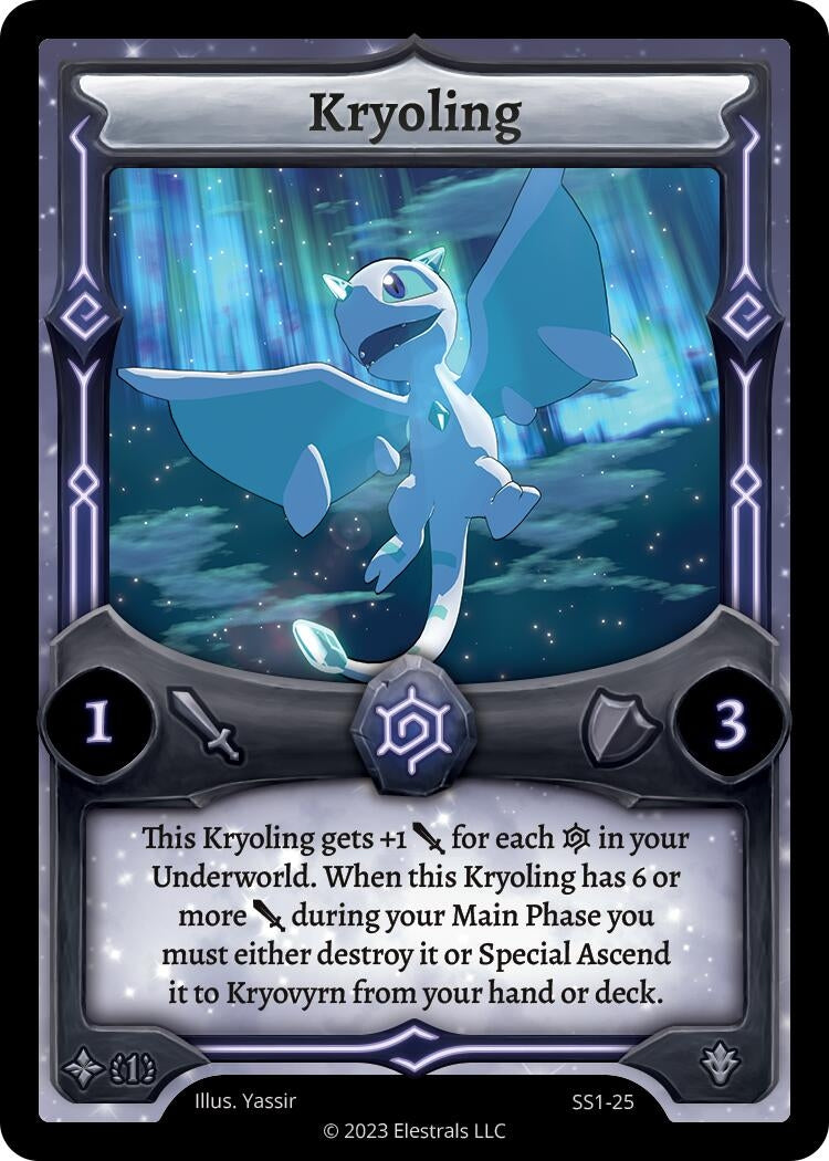 Image for Kryoling (Alternative Art) (SS1-25) (Shattered Stars Chapter 1 [SS1]) - Elestrals