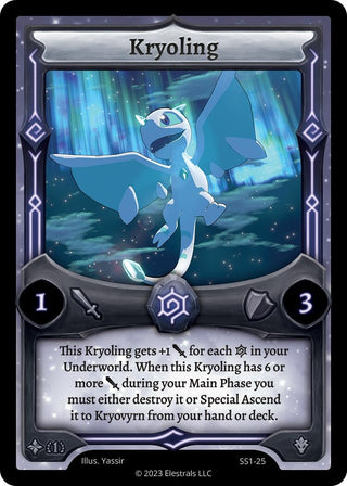 Image for Kryoling (Alternative Art) (SS1-25) (Shattered Stars Chapter 1 [SS1]) - Elestrals